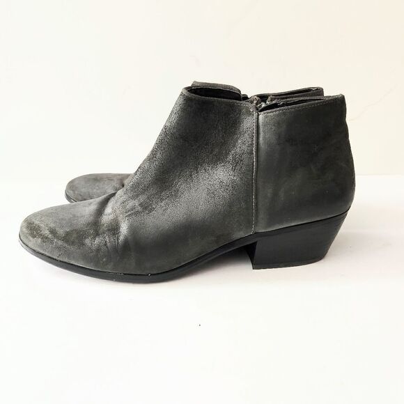 Sam Edelman Petty Charcoal Ankle Boots, US Women's Size 10 - Picture 1 of 8